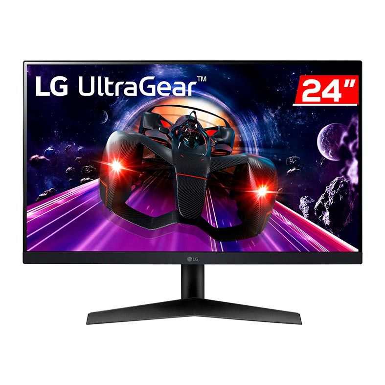 Monitor Gamer LG UltraGear, 24 Pol IPS, FHD, 1ms, 144Hz, FreeSync