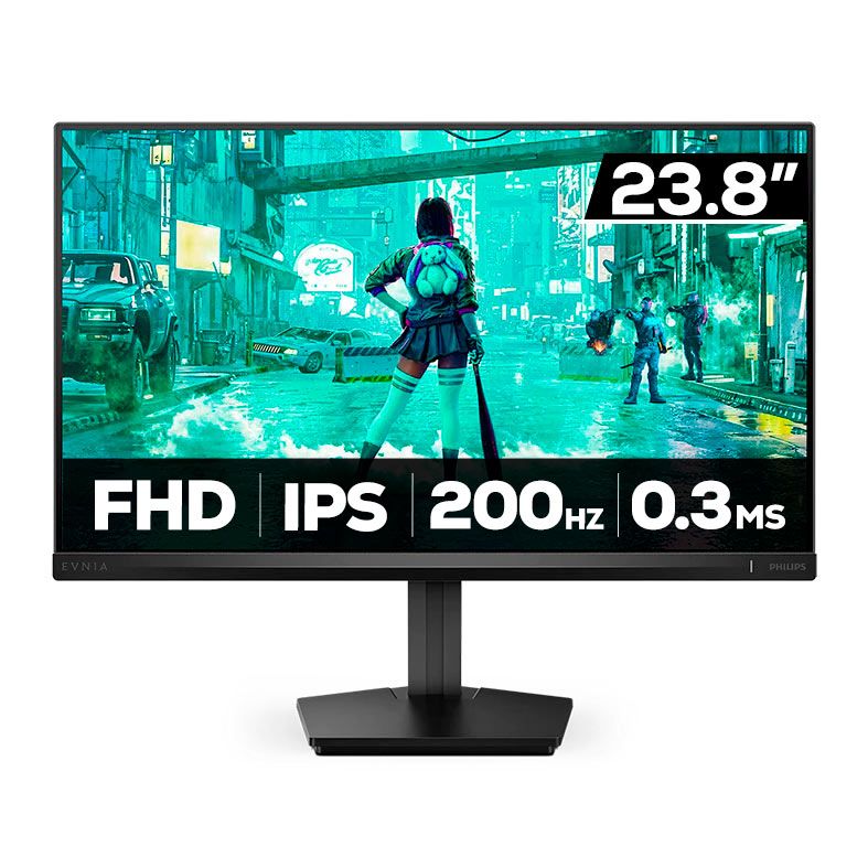 Monitor Gamer Philips Evnia, 23.8 Pol, IPS, FHD, 0.3ms, 200Hz