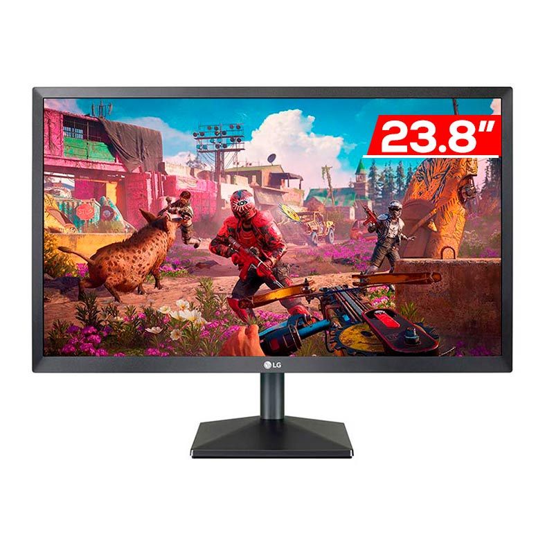 Monitor LG, 23.8 Pol. IPS, LED FHD, 5ms, 75Hz, VGA/HDMI, 24MK430H-B