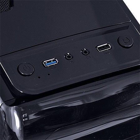 Gabinete Vinik VX Gaming Twister V2 Preto LED Vermelho, 25349