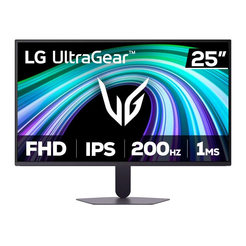 Monitor Gamer LG Ultragear 25G523B, 25 Pol, IPS, 1ms, 200Hz/FHD, HDMI/DP, 25G523B-B