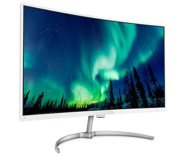 Monitor Philips LCD Curvo 27" FullHD FreeSync Branco/Metalico, 278E8QJAW-00