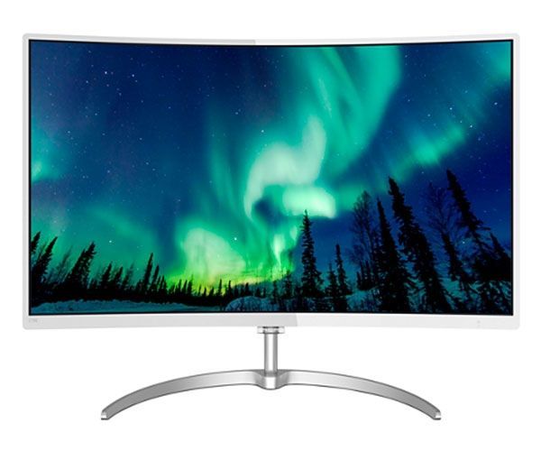 Monitor Philips LCD Curvo 27" FullHD FreeSync Branco/Metalico, 278E8QJAW-00