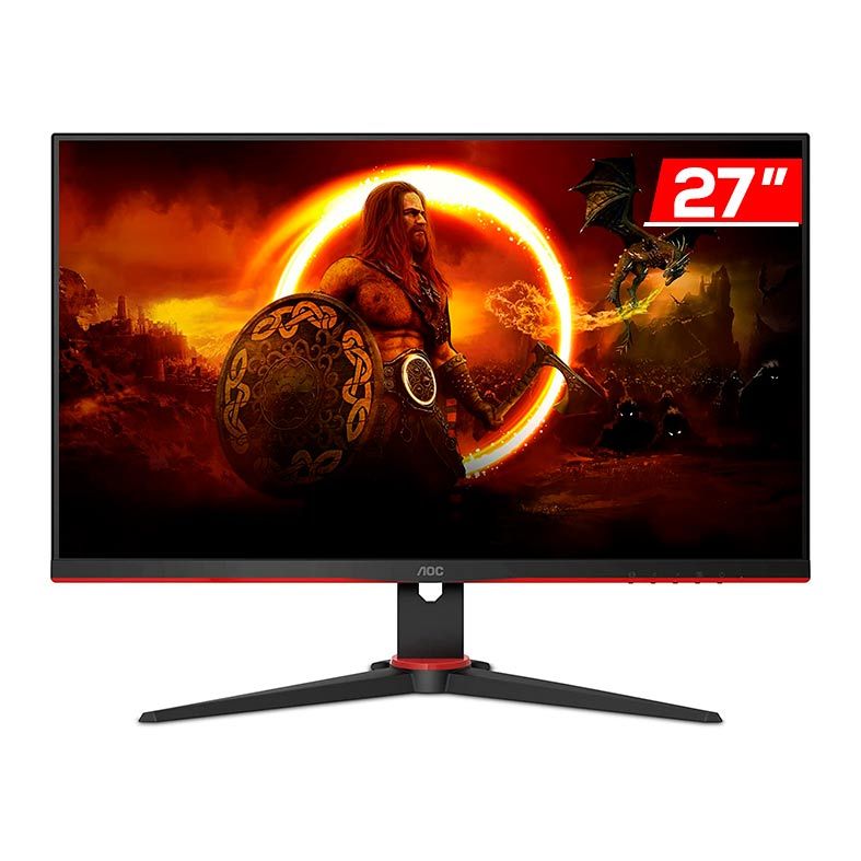 Monitor Gamer AOC Viper, 27 Pol, VA, FHD, 165Hz, 1ms, FreeSync , VGA/HDMI/DP, 27G2SE-BK