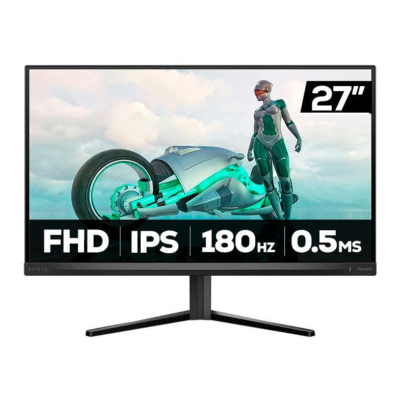 Monitor Gamer Philips Evnia, 27 Pol, IPS, FHD, 0.5ms, 180Hz, G