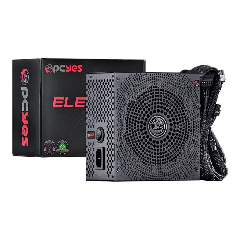 Fonte PcYes 650W Eletro V2 Bronze 80 Plus ELECV2PTO650W, 28743