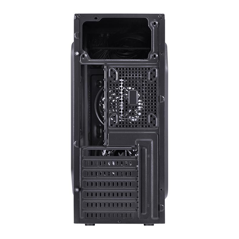 Gabinete Vinik VX Gaming Crater Lateral Acrilico Preto LED Vermelho, 29834