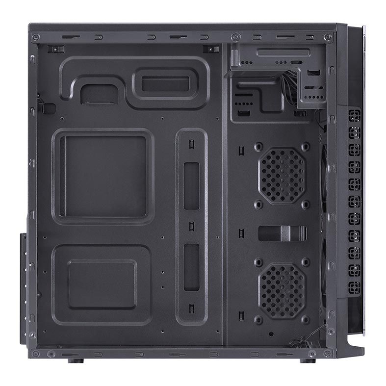 Gabinete Vinik VX Gaming Crater Lateral Acrilico Preto LED Vermelho, 29834