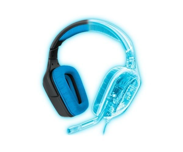 Headset Gamer Logitech G430 7.1 Surround USB Digital Preto/Azul, 981-000536