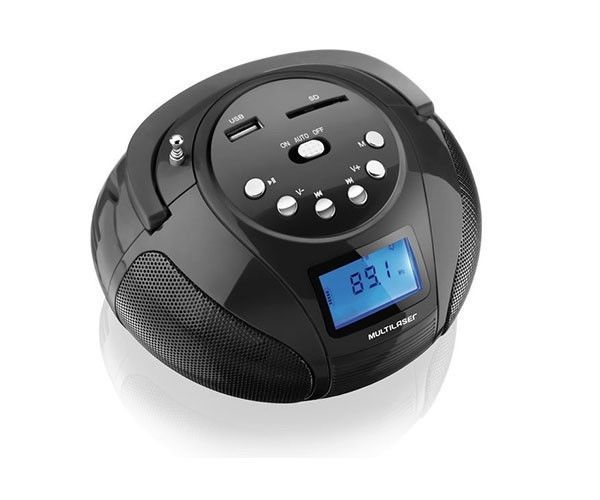 Caixa de Som Multi Mini Boom 10w Preta, SP145