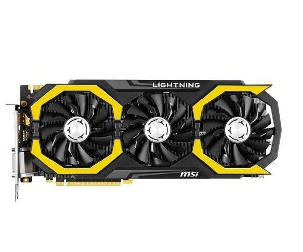 Placa de Vídeo MSI Geforce GTX 980 Ti Lightning OC 6GB GDDR5 384Bit, GTX 980TI LIGHTNING - BOX
