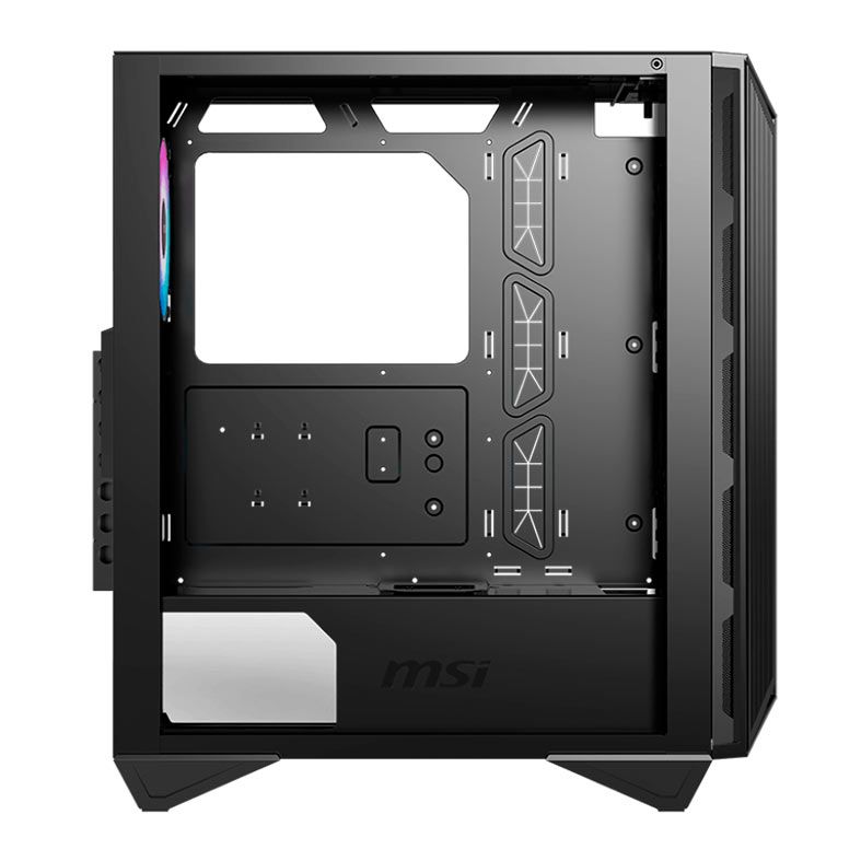 Gabinete Gamer MSI MAG Gungnir 111R, ARGB, Mid-Tower, Lateral de Vidro, Com 4 Fans, Preto, 306-7G10X21-W57