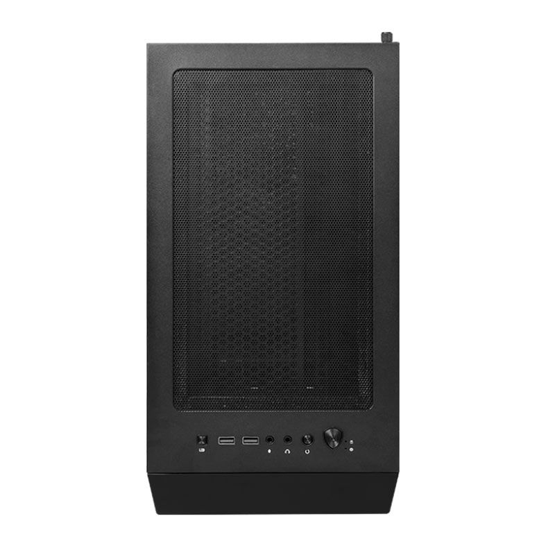 Gabinete Gamer MSI MPG Forge 111R, ARGB, Mid-Tower, Lateral de Vidro, Com 1 Fan, Preto, 306-7G16X21-809