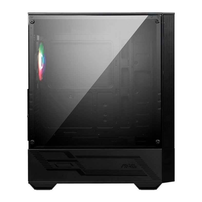 Gabinete Gamer MSI MPG Forge 111R, ARGB, Mid-Tower, Lateral de Vidro, Com 1 Fan, Preto, 306-7G16X21-809