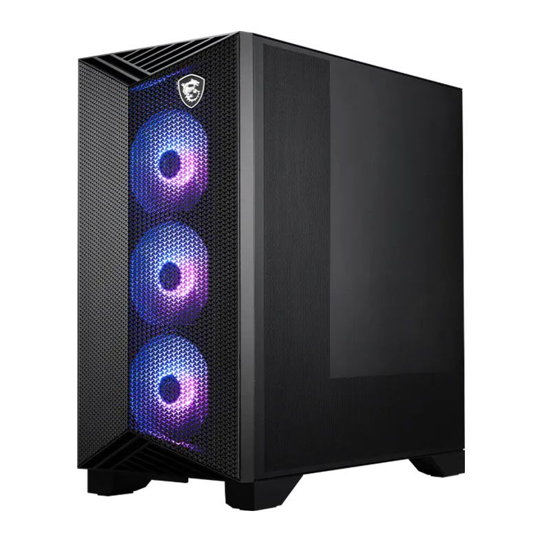 Gabinete Gamer MSI Gungnir 211R Airflow PZ, ARGB, Mid-Tower, Lateral de Vidro, Com 4 Fans, Preto, 306-7G22R12-W57
