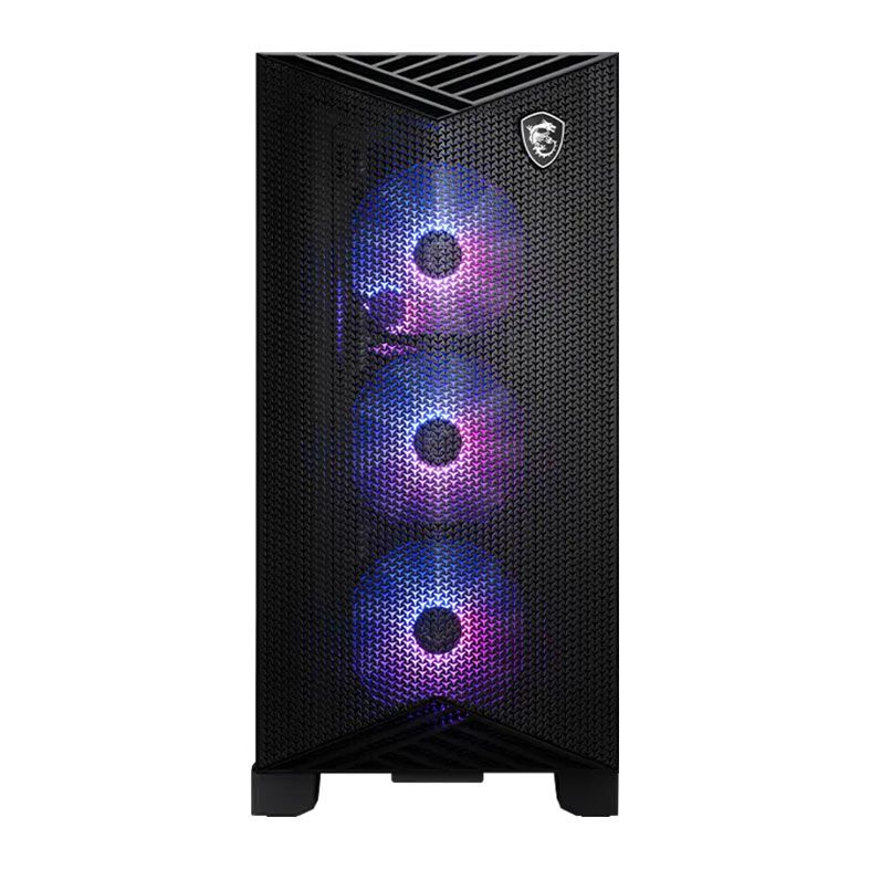 Gabinete Gamer MSI Gungnir 211R Airflow PZ, ARGB, Mid-Tower, Lateral de Vidro, Com 4 Fans, Preto, 306-7G22R12-W57