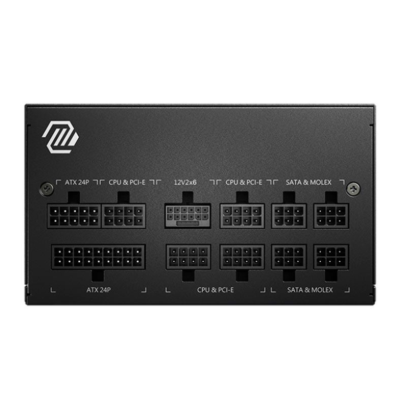 Fonte MSI MAG A850GL, 850W, ATX 3.0, PCI-E 5.0, Full Modular, 80 Plus Gold, Preta, 306-7ZP8A39-CE0