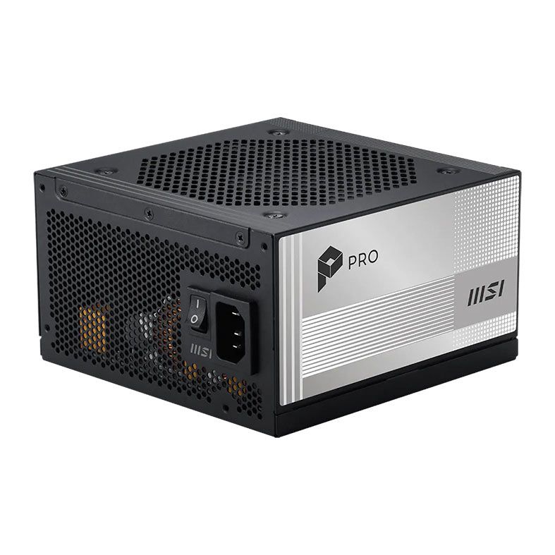 OPENBOX Fonte MSI Pro A850PL, 850W, Full Modular, ATX 3.1, PCIe 5.1, 80 Plus Platinum, Preto, 306-7ZPLY19-HD8