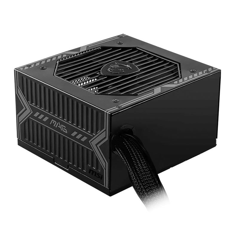 Fonte MSI Mag A750BN, 750W, ATX 3.1, PCIe 5.1, 80 Plus Bronze, Preto, 306-7ZPTX19-HD8