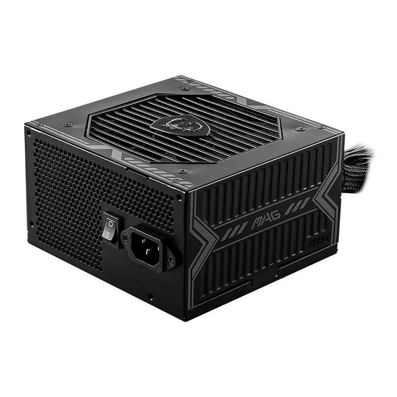 Fonte MSI Mag A750BN, 750W, ATX 3.1, PCIe 5.1, 80 Plus Bronze, Preto, 306-7ZPTX19-HD8