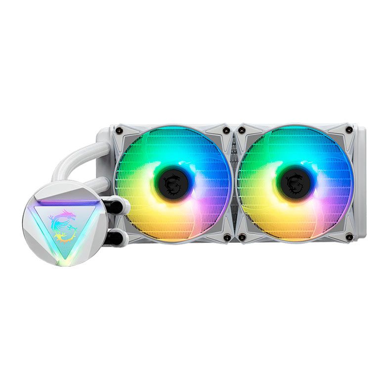 Water Cooler MSI MAG Coreliquid 240R V2 White, RGB, 240mm, 306-7ZW1B50-813