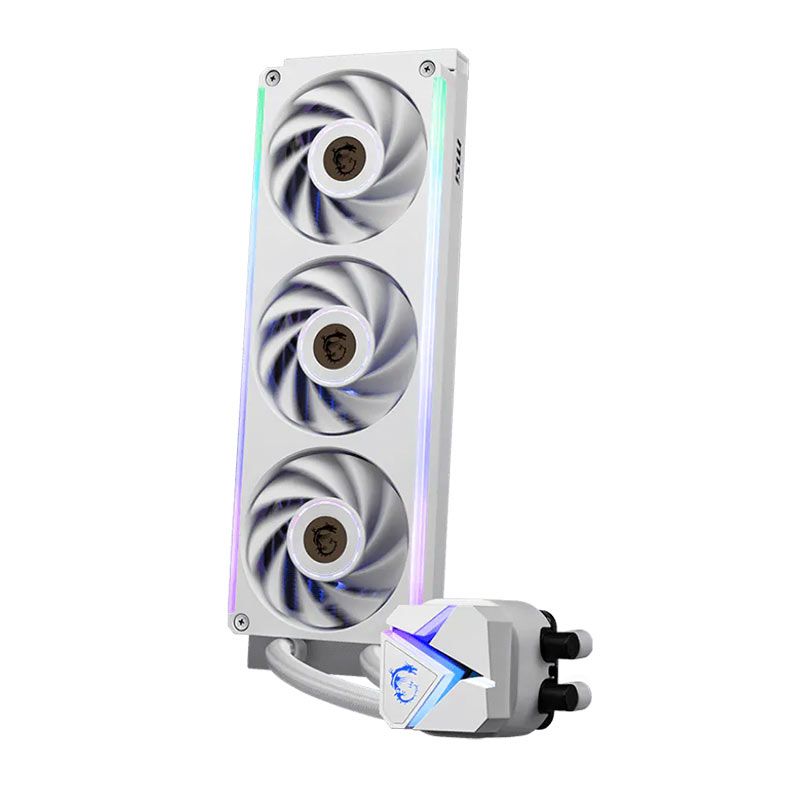 Watercooler MSI MAG Coreliquid C360 V2, ARGB, 360mm, Branco, 306-7ZW2R37-813