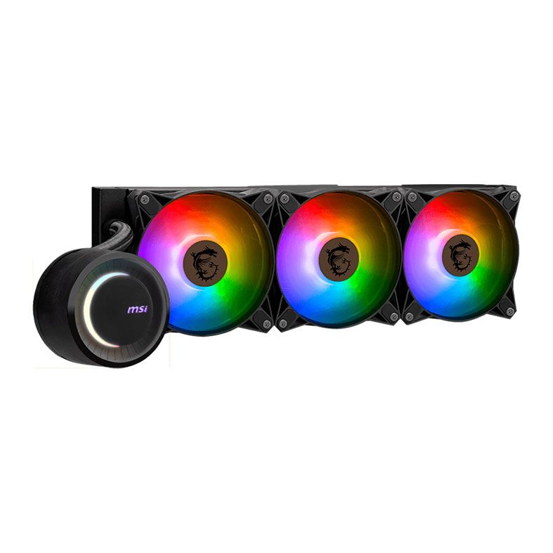 Water Cooler MSI MAG Coreliquid E360, ARGB, 360mm, Preto, 306-7ZW6E17-C24