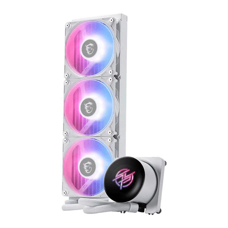 Watercooler MSI MPG Coreliquid P13, ARGB, 360mm, Branco, 306-7ZWGA24-L80