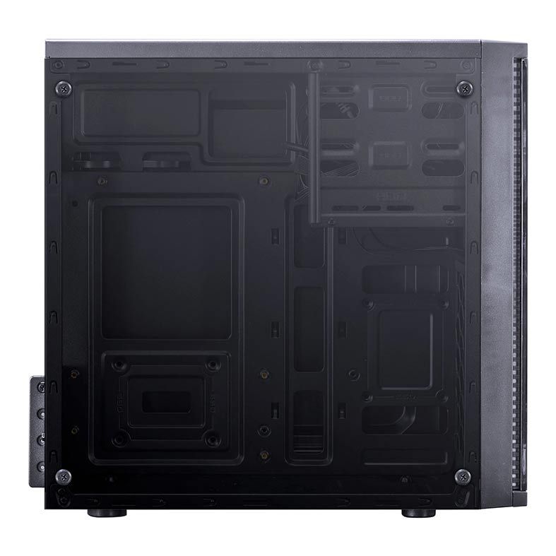 Gabinete Vinik VX Gaming Aries Preto LED Azul Lateral Acrilico, 30711