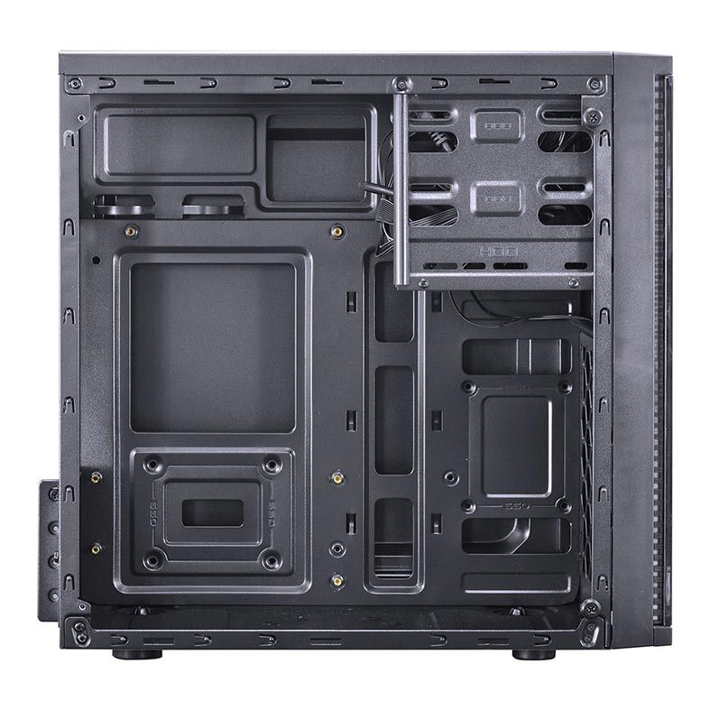 Gabinete Vinik VX Gaming Aries Preto LED Azul Lateral Acrilico, 30711