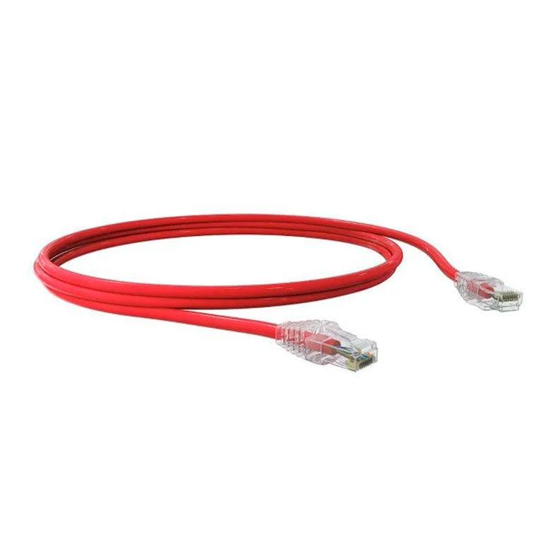Cabo de Rede Furukawa Sohoplus, Cat.6, U-UTP, 2.5 Metros, Vermelho, 35123009