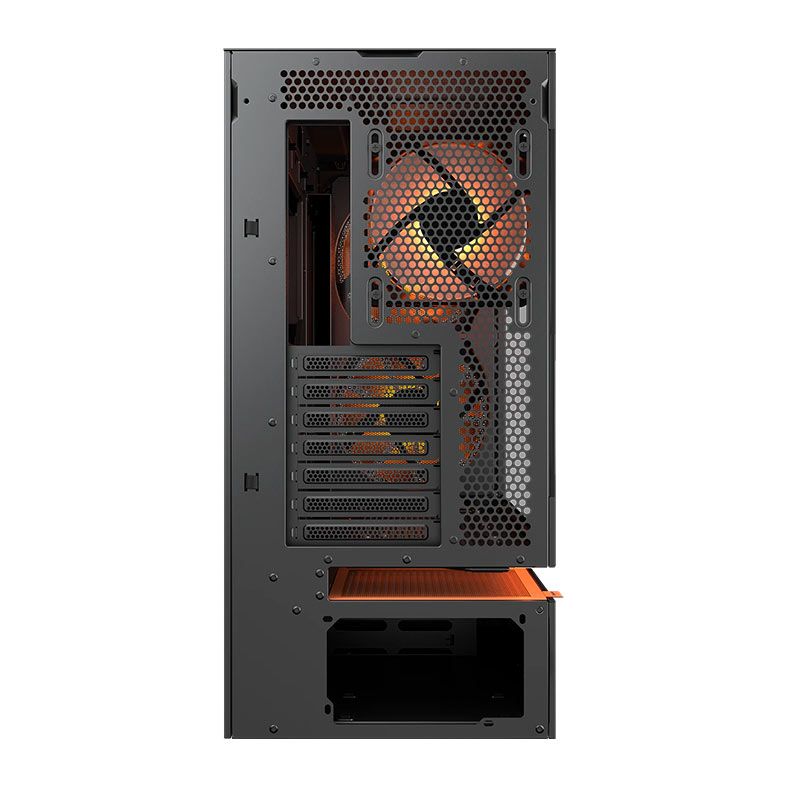 Gabinete Gamer Cougar CFV235 Mesh, RGB, Mid Tower, Lateral de Vidro, Com 3 Fans, Preto, 382DA40.0005