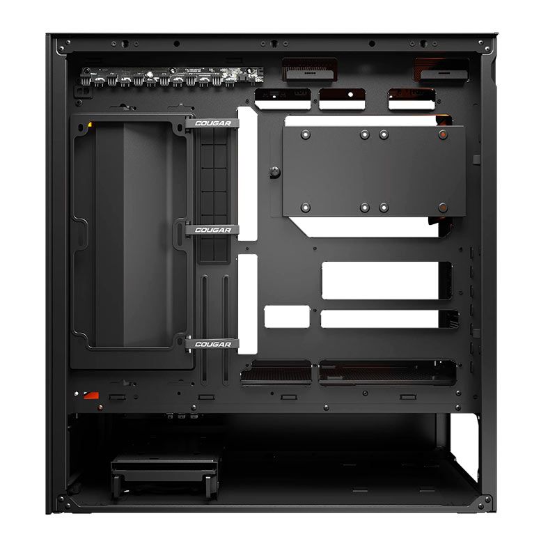 Gabinete Gamer Cougar CFV235 Mesh, RGB, Mid Tower, Lateral de Vidro, Com 3 Fans, Preto, 382DA40.0005