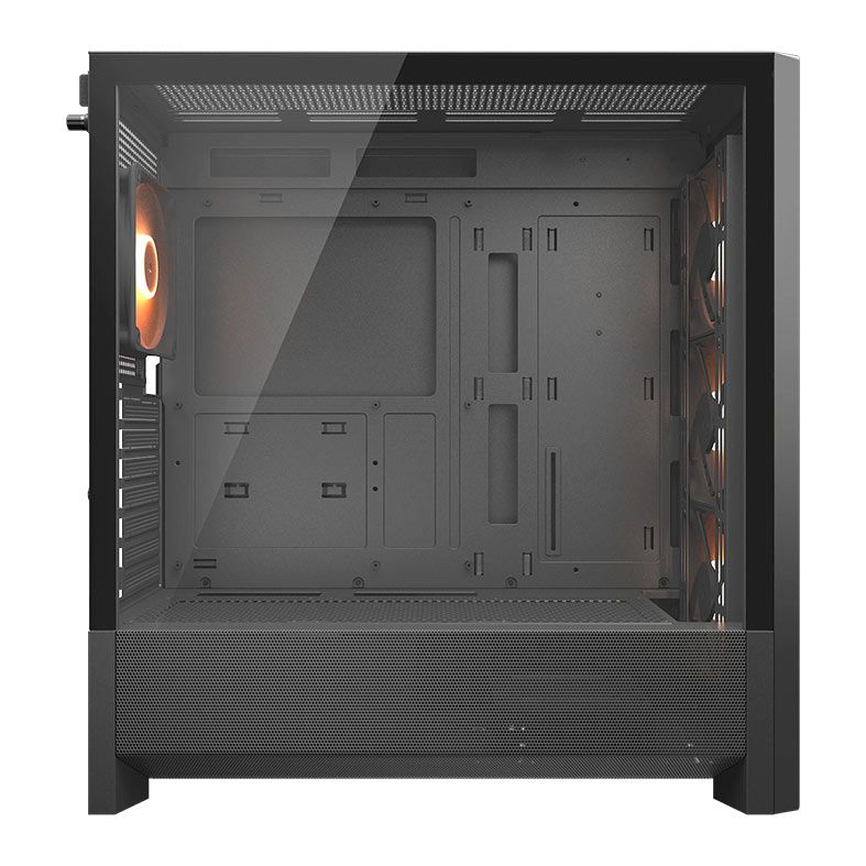 Gabinete Gamer Cougar MX230, ARGB, Mid Tower, Lateral de Vidro, com 4 Fans, Preto, 382PC80.0001