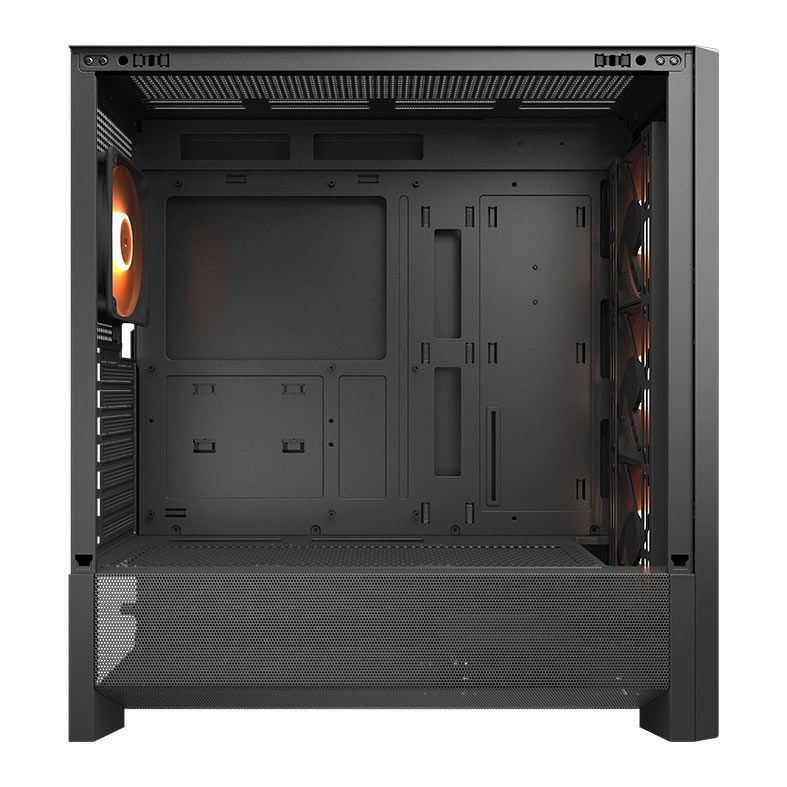 Gabinete Gamer Cougar MX230, ARGB, Mid Tower, Lateral de Vidro, com 4 Fans, Preto, 382PC80.0001