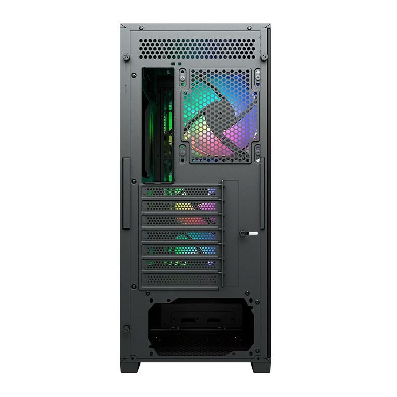 Gabinete Cougar MX600 Air, ARGB, Mid-Tower, Lateral Vidro, Com 4 Fans, Preto, 382SC90.0001