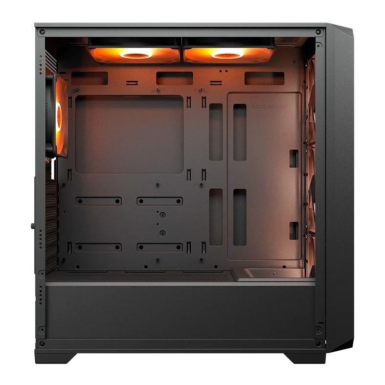 Gabinete Gamer Cougar MX600 Air Pro, ARGB, Midi Tower, Lateral de Vidro, com 6 Fans, Preto, 382SC90.0003