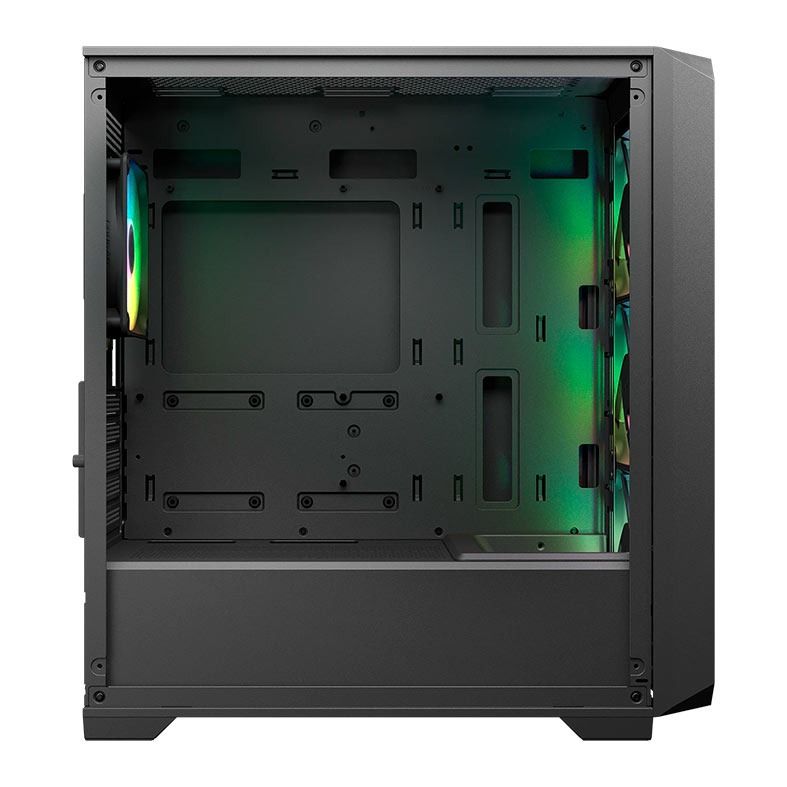 Gabinete Gamer Cougar MX600 Mine V2, ARGB, Mini-Tower, Lateral de Vidro, com 4 Fans, Preto, 382TC90.0001