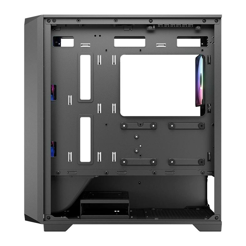 Gabinete Gamer Cougar MX600 Mine V2, ARGB, Mini-Tower, Lateral de Vidro, com 4 Fans, Preto, 382TC90.0001
