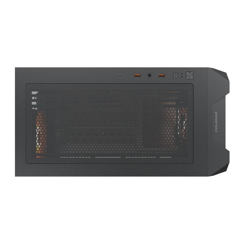 Gabinete Gamer Cougar MX600 Mine V2 Pro, ARGB, Mini Tower, Lateral de Vidro, com 4 Fans, Preto, 382TC90.0003