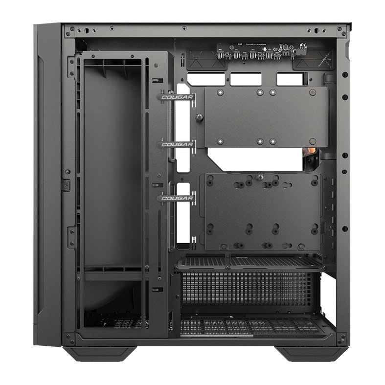 Gabinete Cougar MX600 Max, ARGB, Mid-Tower, Lateral Vidro, Com 3 Fans, Preto, 382ZA50.0001