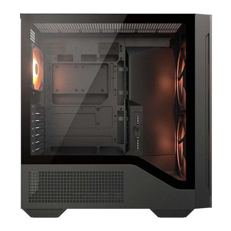 Gabinete Cougar MX600 Max, ARGB, Mid-Tower, Lateral Vidro, Com 3 Fans, Preto, 382ZA50.0001