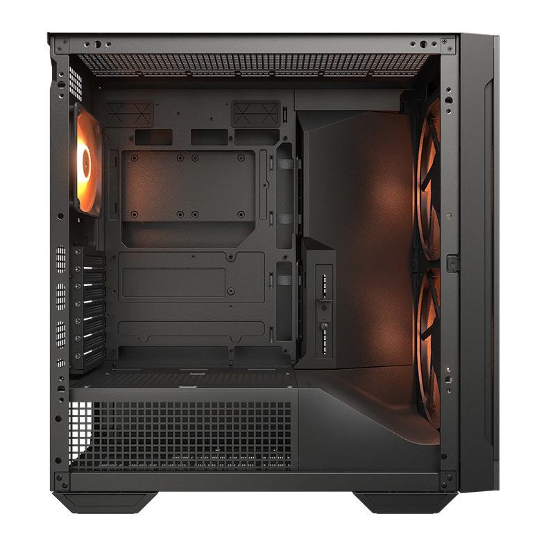 Gabinete Cougar MX600 Max, ARGB, Mid-Tower, Lateral Vidro, Com 3 Fans, Preto, 382ZA50.0001
