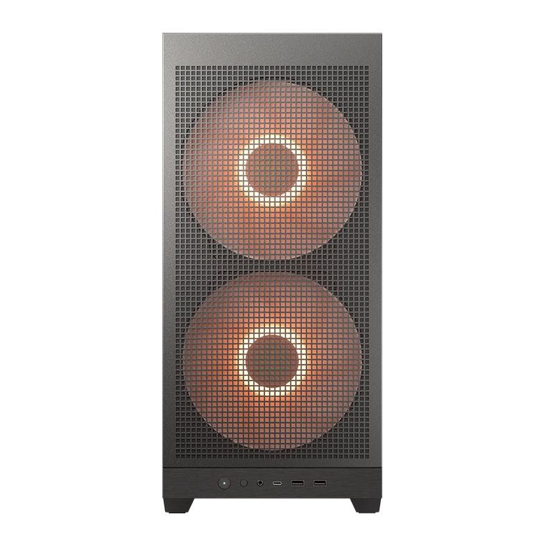 Gabinete Cougar MX600 Max, ARGB, Mid-Tower, Lateral Vidro, Com 3 Fans, Preto, 382ZA50.0001