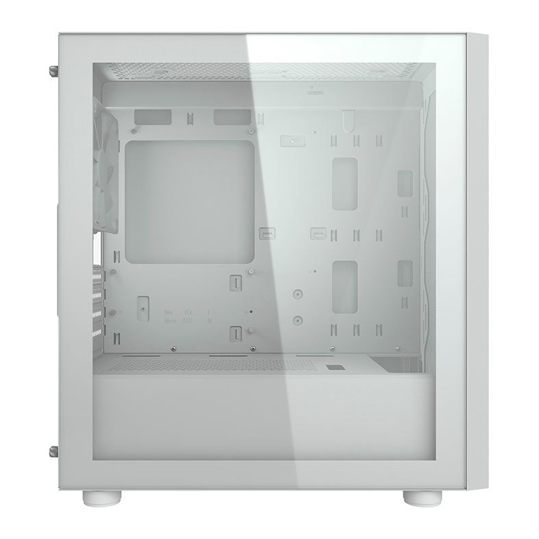 Gabinete Gamer Cougar Uniface Mini, Mini-Tower, Lateral de Vidro, Branco, 3855C90.0002