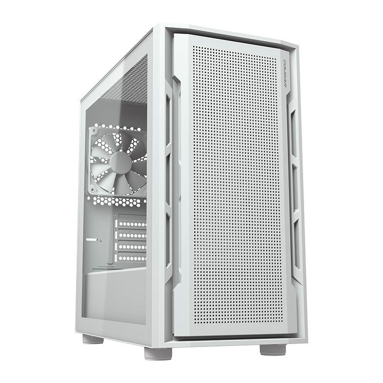 Gabinete Gamer Cougar Uniface Mini, Mini-Tower, Lateral de Vidro, Branco, 3855C90.0002