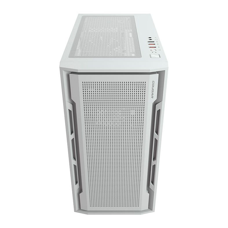Gabinete Gamer Cougar Uniface Mini, Mini-Tower, Lateral de Vidro, Branco, 3855C90.0002