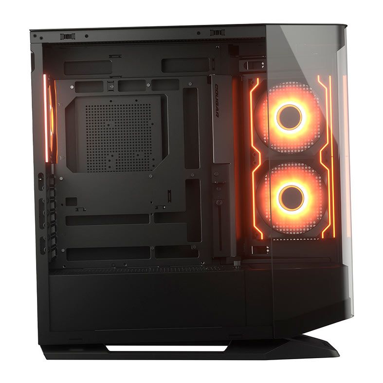 Gabinete Gamer Cougar FV270 RGB, Mid-Tower, Lateral de Vidro, Com 4 Fans, Preto, 3858M60.0005