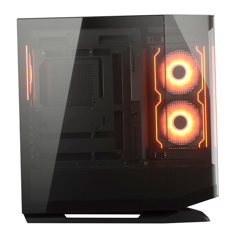 Gabinete Gamer Cougar FV270 RGB, Mid-Tower, Lateral de Vidro, Com 4 Fans, Preto, 3858M60.0005