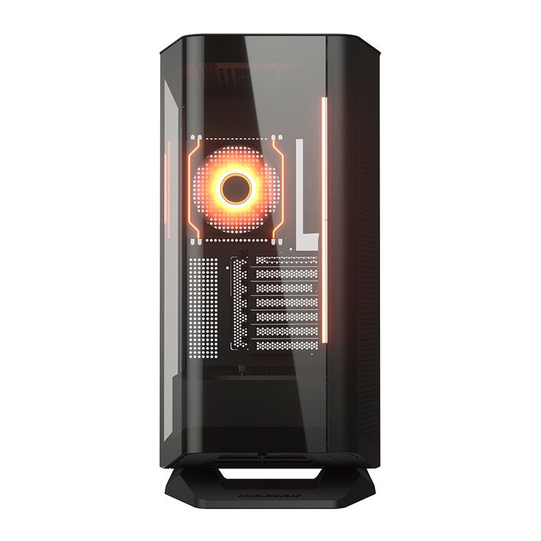 Gabinete Gamer Cougar FV270 RGB, Mid-Tower, Lateral de Vidro, Com 4 Fans, Preto, 3858M60.0005